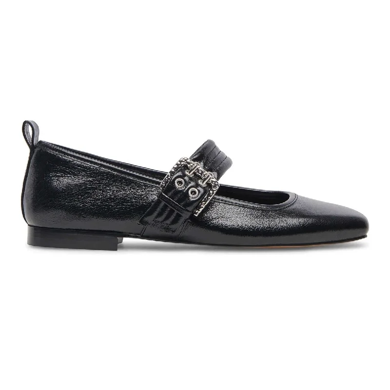 Flattering and figure-hugging women's footwearDolce Vita Women's Arora Midnight Crinke Patent Black