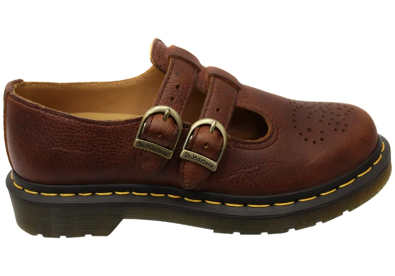 Durable and stylish women's shoes for outdoor activitiesDr Martens Womens 8065 Mary Jane Ambassador Leather Shoes