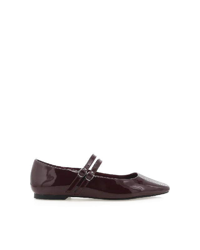 Durable and reliable women's shoesFINNEGAN - WINE PATENT