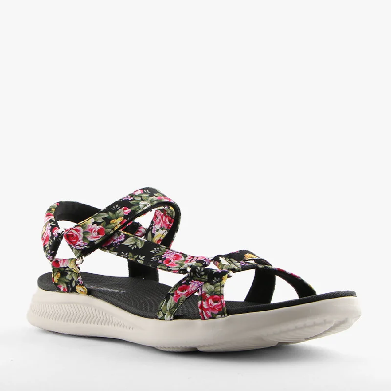 Versatile and adaptable women's shoes for every occasionFLOSS 2 BLACK/FLORAL