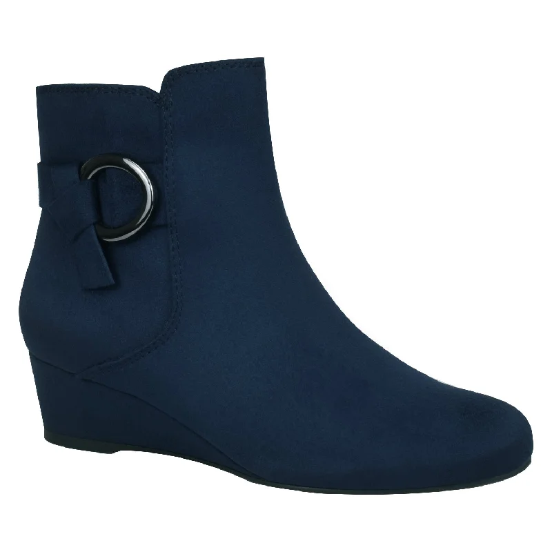 Chic and stylish women's shoes for garden partiesGasha Wide Width Wedge Bootie with Memory Foam