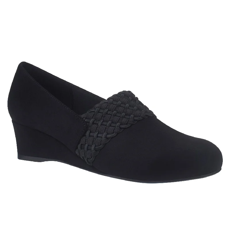 Versatile and stylish women's shoes for all occasions and seasonsGerrie Wide Width Stretch Wedge Shoetie with Memory Foam