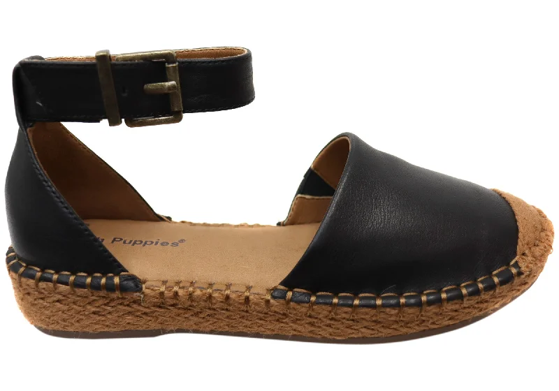 Flattering and stylish women's shoes for wide feetHush Puppies Baleal Womens Comfortable Leather Shoes