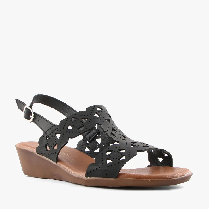 Comfy and stylish women's shoes for lounging around the houseJASPER BLACK