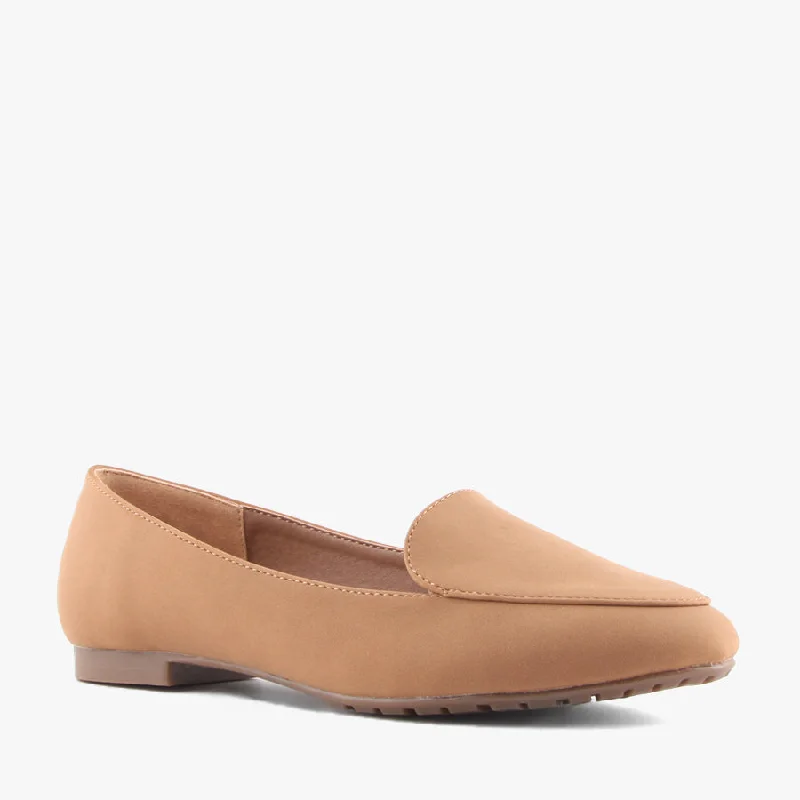 Comfy and stylish women's shoes for lounging around the houseJERMAINE TAN NUBUCK