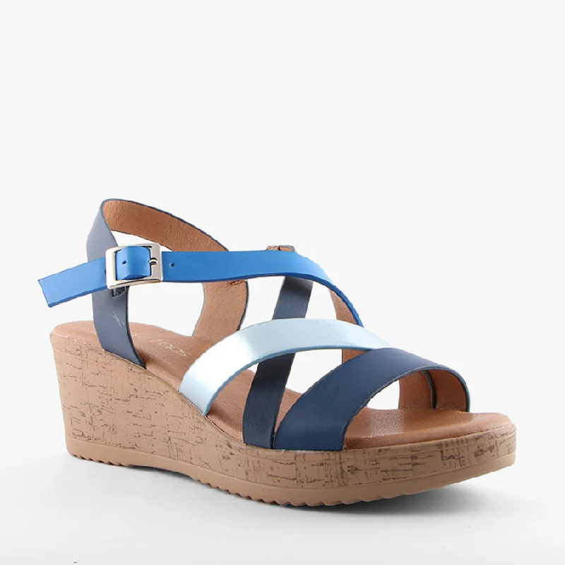 Elegant and sophisticated women's shoes for any formal eventJESSICA NAVY MULTI