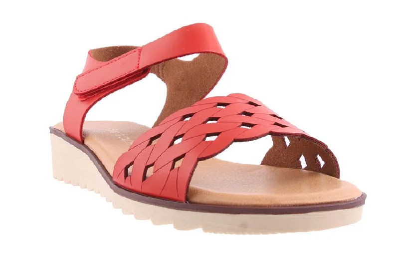 Exotic and bold women's shoe designsJEWEL RED