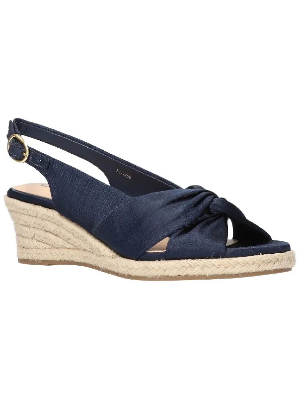 Chic and sophisticated women's footwear for workKimora Womens Silk Slingback Espadrilles