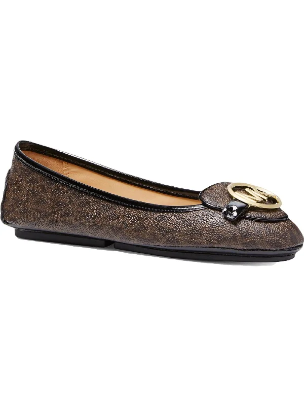 Bold and striking women's shoe fashionsLillie Moc Womens Coated Canvas Logo Moccasins