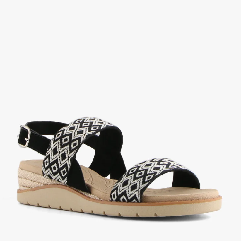 Comfy and stylish women's shoes for flat feetLORELEI BLACK