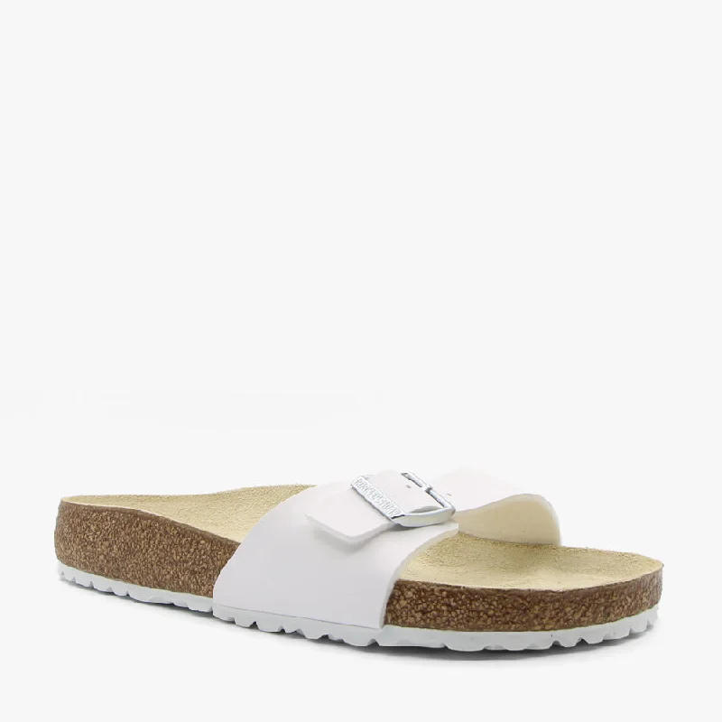 Elegant and refined women's shoe designsMADRID WHITE BIRKO-FLOR