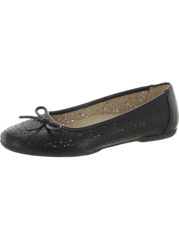 Bold and unique women's shoes for fashion-forward individualsMagical Womens Bow Slip On Ballet Flats