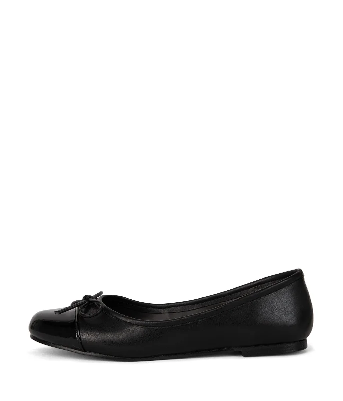 Comfy and cozy women's shoes for loungingMahon Flat in Black from Matt & Nat