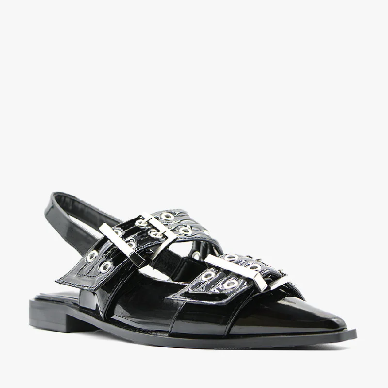 Elegant and sophisticated women's shoes for mature womenMATILDA BLACK PATENT