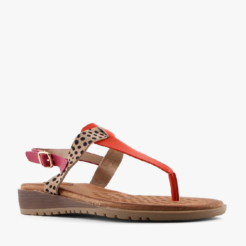 Bold and striking women's shoe fashionsMAWA ORANGE FUSCHIA