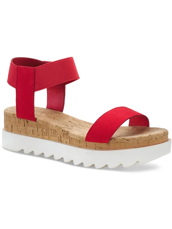 Sleek and modern women's footwear optionsMelanyy Womens Laceless Open Toe Wedge Sandals