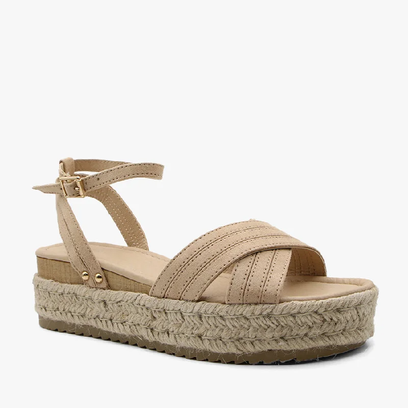 Chic and stylish women's shoes for summerMIRI NUDE SUEDE