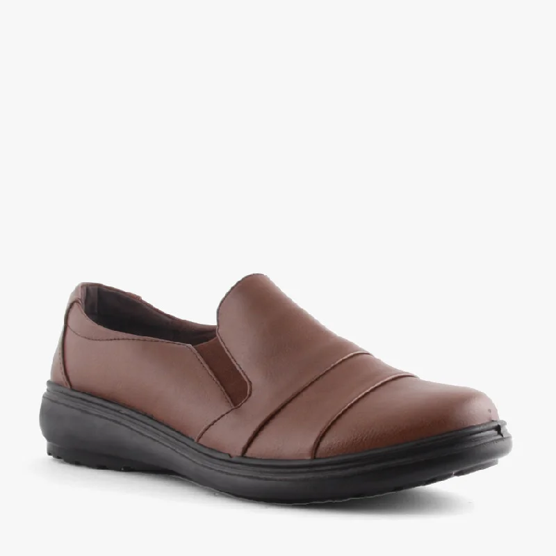 Elegant and sophisticated women's shoes for mature womenMISPY BROWN
