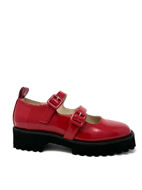 Comfy and stylish women's shoes for everyday comfortMoxie Mary Jane in Red from Intentionally Blank