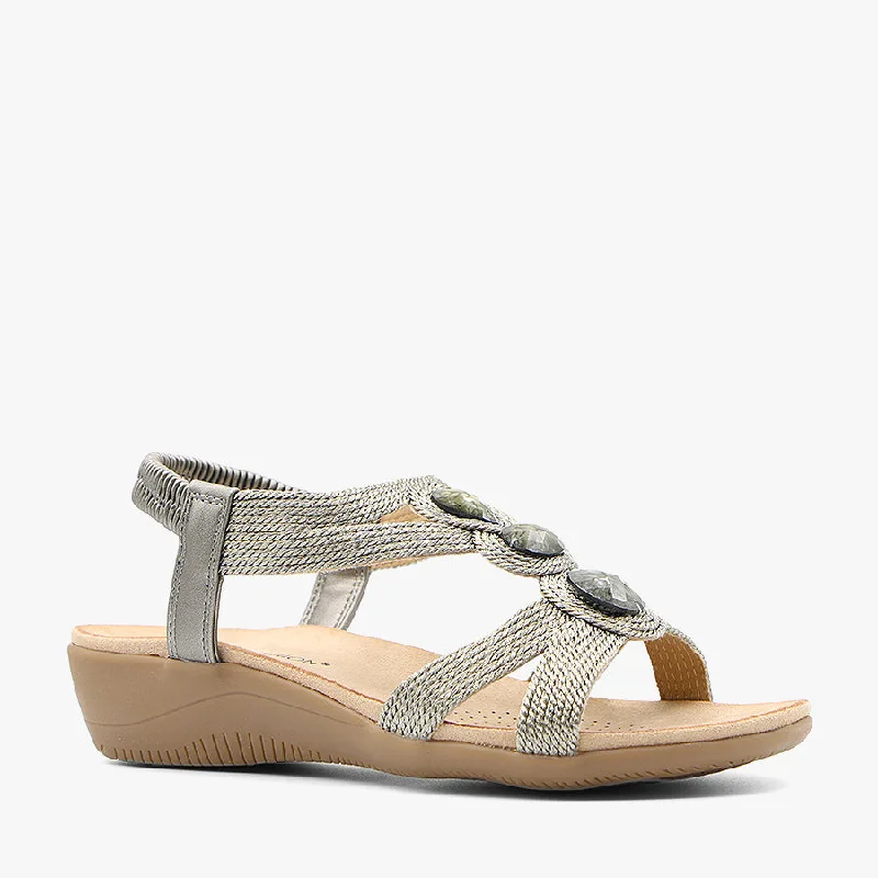 Bold and colorful women's shoes for making a statementMYTH PEWTER