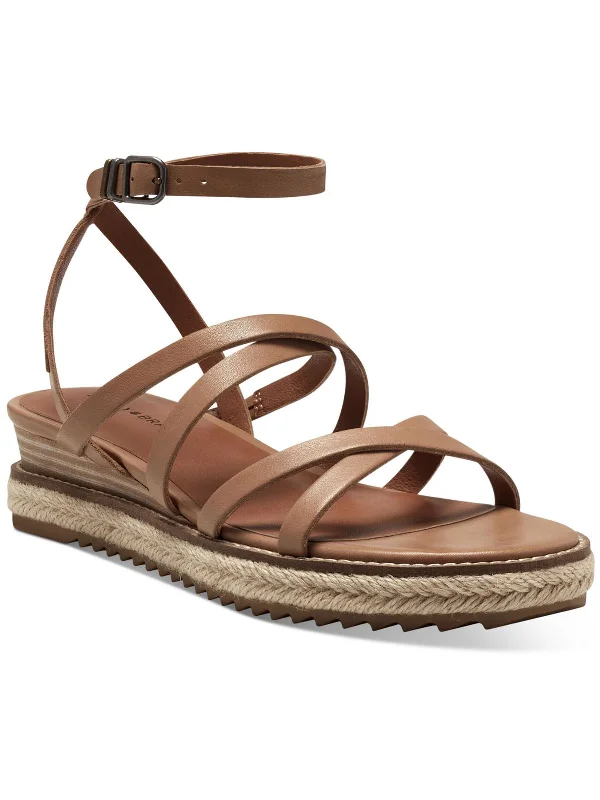 Comfy and stylish women's shoes for flat feetNemelli Womens Strappy Leather Espadrilles