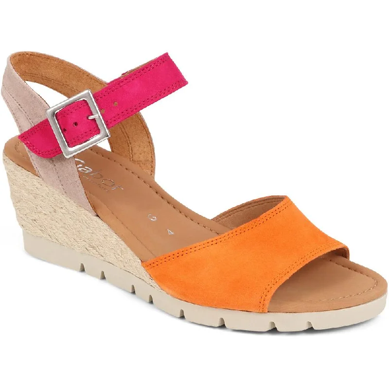 Comfy and stylish women's shoes for everyday casual wearNieve Two Strap Wedge Sandals - GAB31516 / 317 910