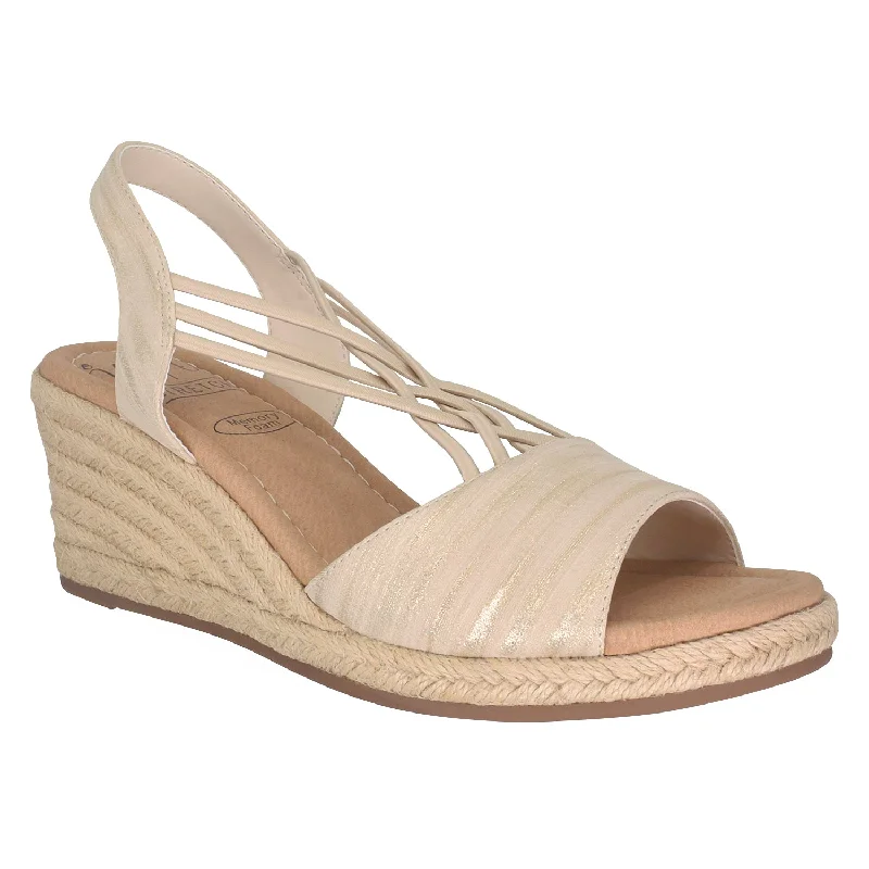 Elegant and sophisticated women's shoes for opera nightsNiloni Stretch Espadrille Sandal with Memory Foam