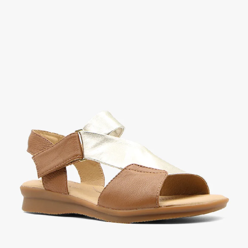 Flattering and figure-hugging women's footwearNIZKI TAN/CHAMPAGNE