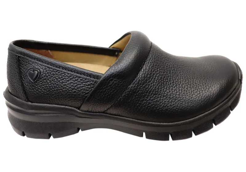 Bold and striking women's shoe fashionsNurse Mates Libby Womens Comfortable Wide Fit Leather Slip On Shoes