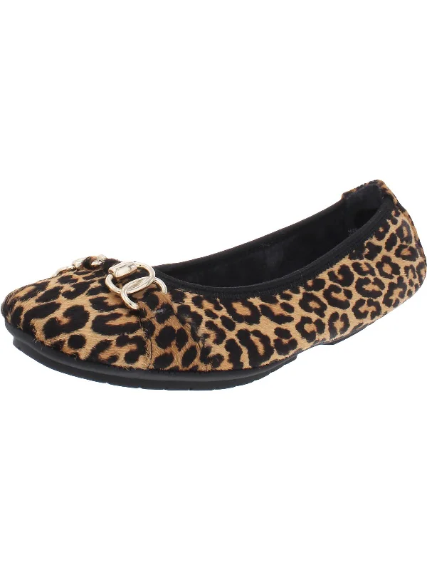 Chic and versatile women's footwearOlympia 9 Womens Leather Slip On Ballet Flats
