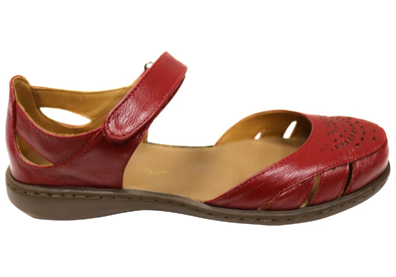 Comfortable and supportive women's shoes for all-day wearOpananken Carmen Womens Comfortable Brazilian Leather Mary Jane Shoes