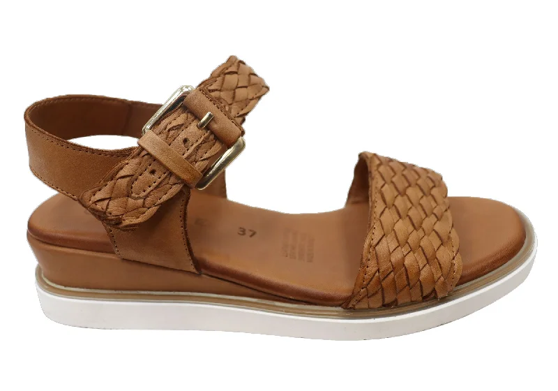 Versatile and stylish women's shoes for all occasions and seasonsOrizonte Queni Womens Comfortable European Leather Wedge Sandals