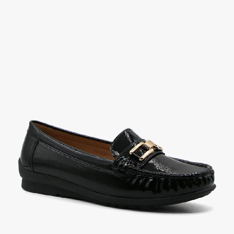 Elegant and sophisticated women's shoes for red carpet eventsPOMP BLACK PATENT