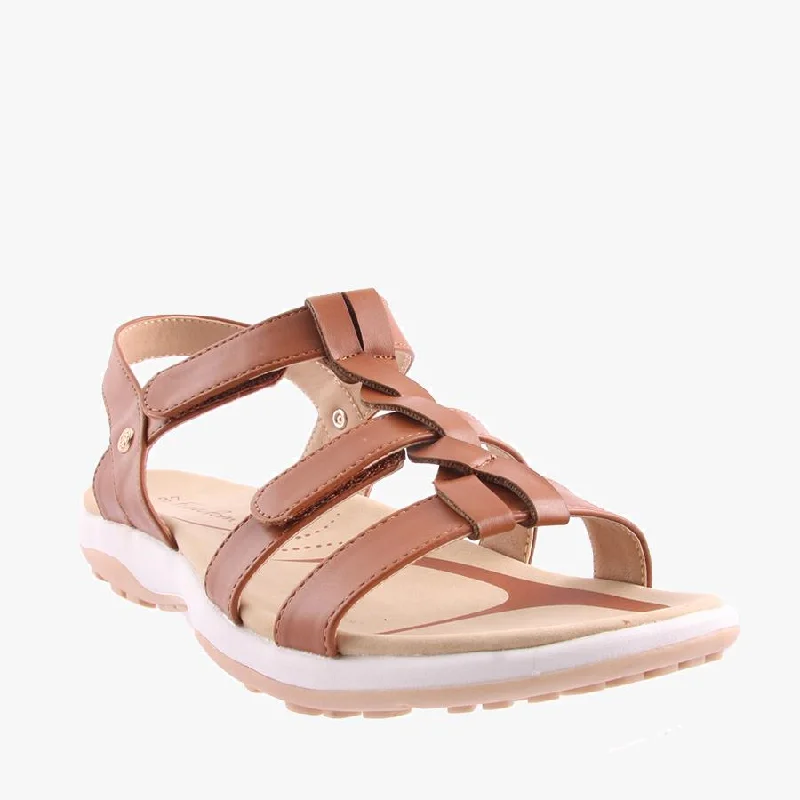 Feminine and romantic women's shoe designsPOPPY TAN