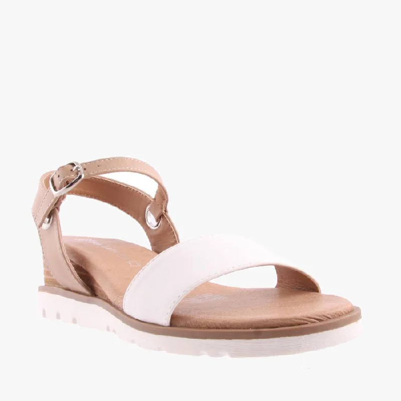 Comfy and stylish women's shoes for flat feetRAVEN WHITE/LATTE