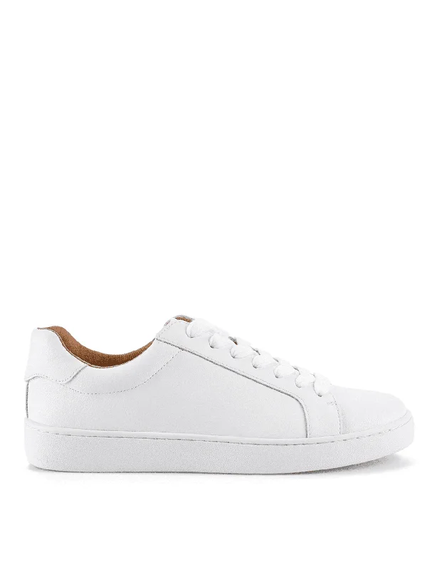 Chic and versatile women's footwearMonarch Leather Sneaker - White Leather