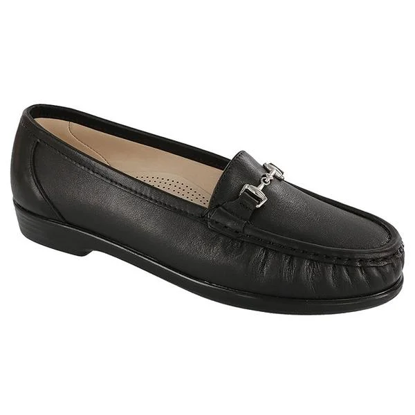 Chic and stylish women's shoes for fashion weekSAS Metro Loafer Black Leather (Women's)