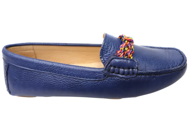 Bold and colorful women's shoes for making a statementSavelli Erin Womens Comfortable Leather Loafers Shoes Made In Brazil