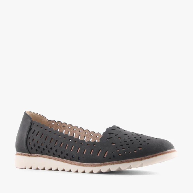 Comfy casual women's shoes for everyday wearSHARK BLACK