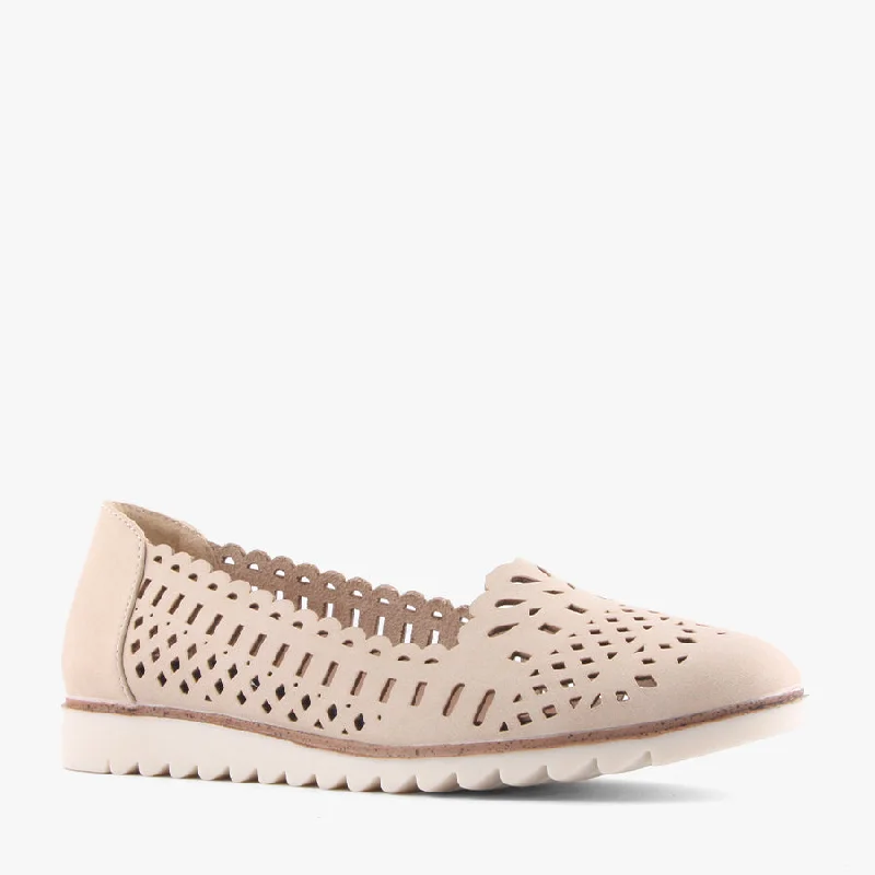 Feminine and romantic women's shoe designsSHARK NUDE