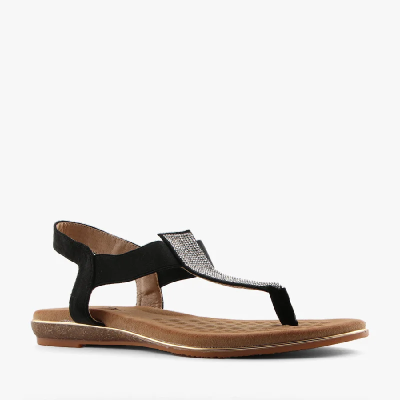 Comfy and stylish women's shoes for everyday casual wearSIZZLE BLACK