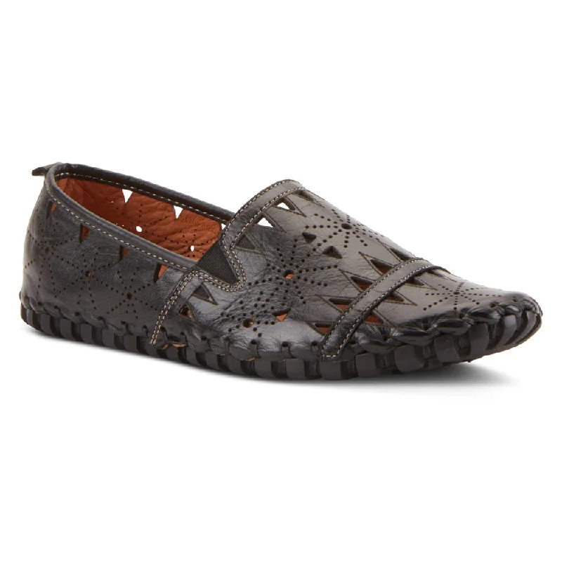 Colorful and vibrant women's shoe patternsSpring Step Fusaro Slip-On Black (Women's)