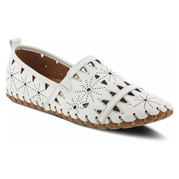 Flattering and stylish women's shoes for petite feetSpring Step Fusaro Slip-On White (Women's)