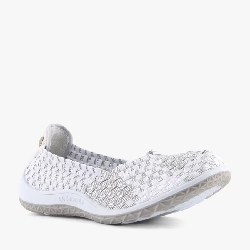 Comfy and stylish women's shoes for everyday eleganceSUGAR WHITE/SILVER