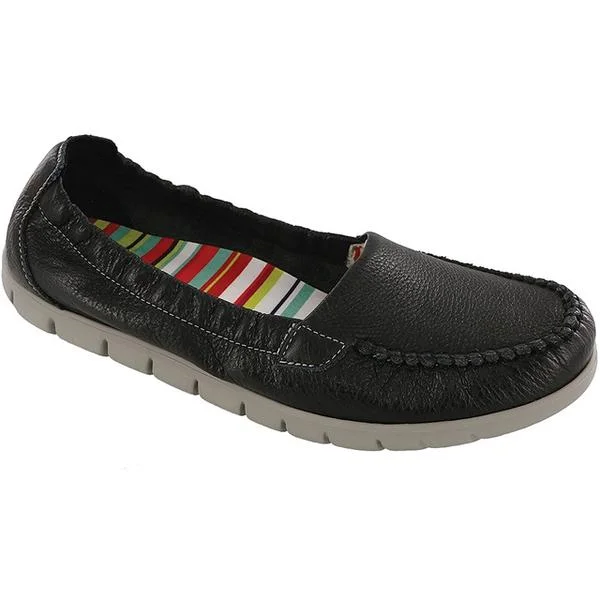 Stunning and glamorous women's shoes for evenings outSAS Sunny Loafer Black Leather (Women's)