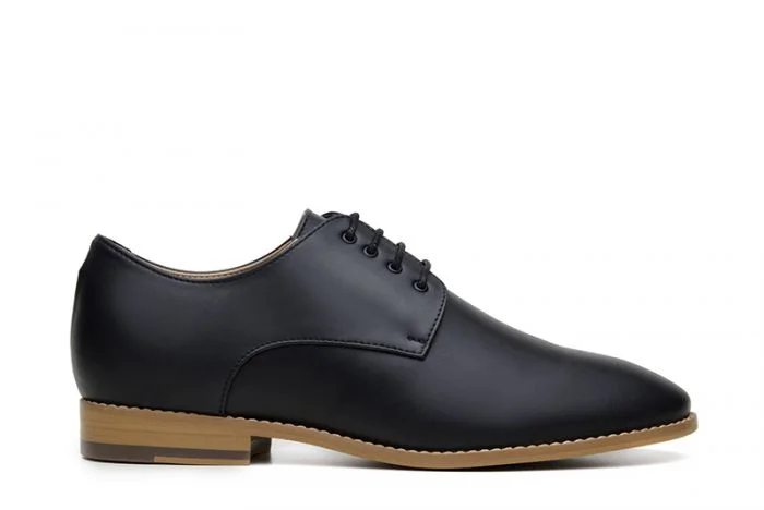 Chic and stylish women's shoes for fashion-conscious womenTeresa Derby in Black from Ahimsa (Wide Width)