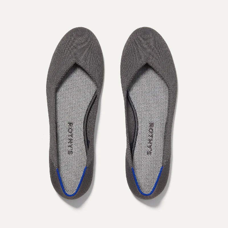 Comfortable yet fashionable women's shoesThe Flat - Pebble Grey