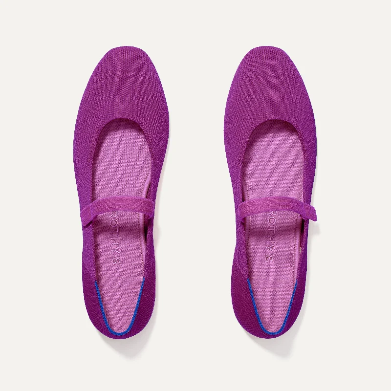 Elegant and sophisticated women's shoes for mature womenThe Square Mary Jane - Wild Orchid