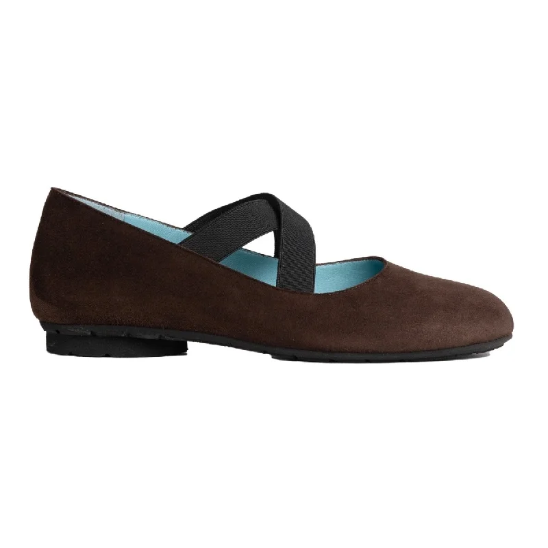 Chic and sophisticated women's footwear for workThierry Rabotin Cathie Cam9005 Brown Suede
