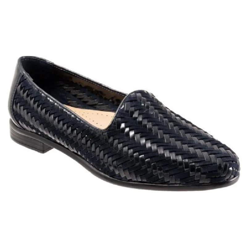 Chic and sophisticated women's footwear for workTrotters Liz III Navy/Navy Patent Leather Shoe (Women's)